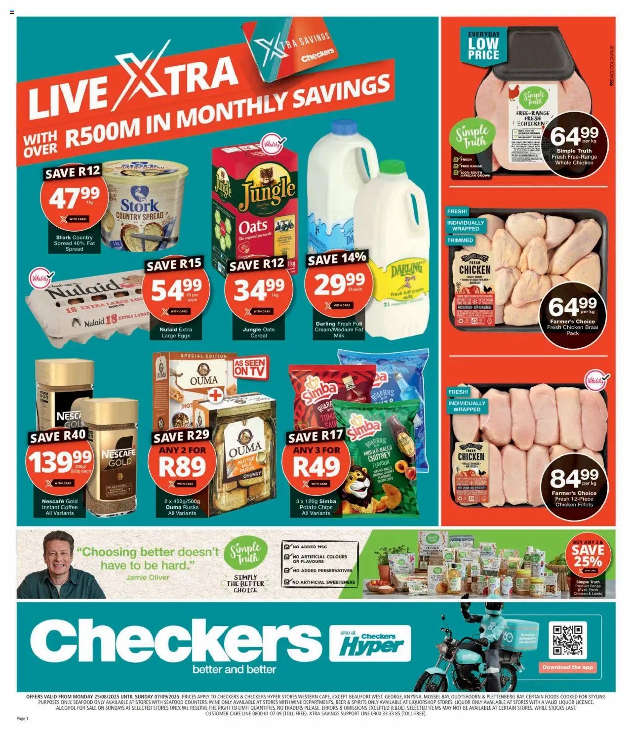 Checkers Western Cape - August Month-End Promotion 25/08 - 07/09/2025 >> Catalogue