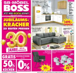 Vorschau von dem Prospekt des Geschäftes SB Möbel Boss, gültig ab dem 06.09.2025