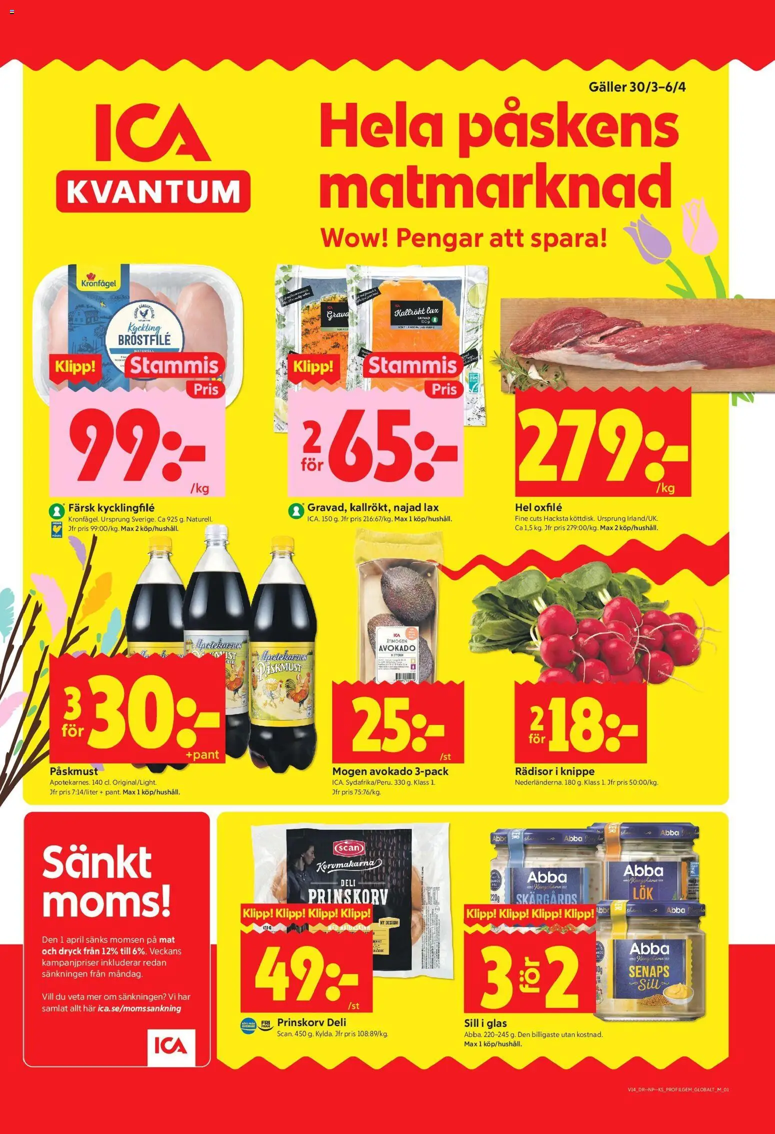 Förhandsgranska reklamblad Kista från butik ICA Kvantum gäller från 30/03/2026