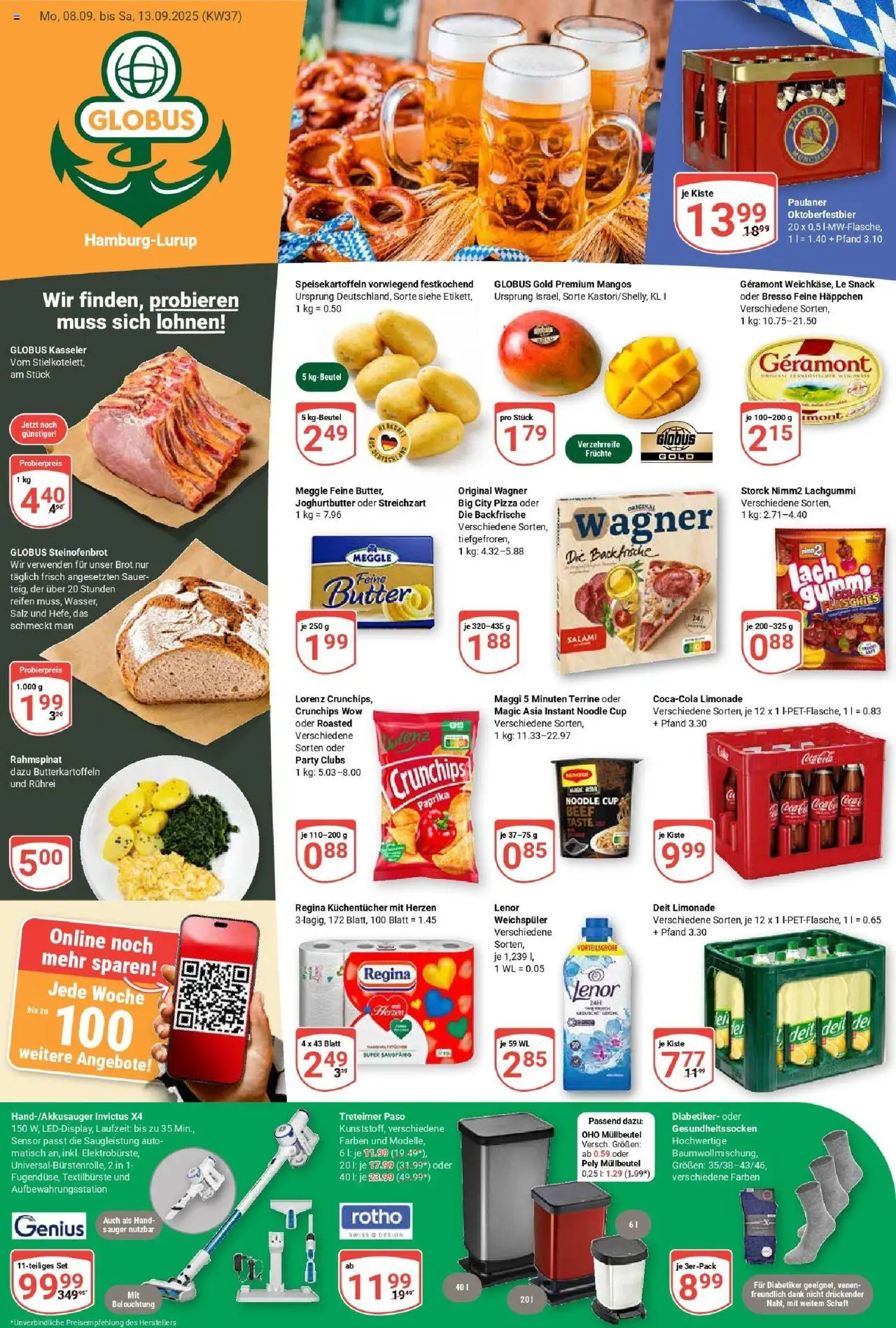 Globus Prospekt ab Montag 07.09.2025 > Prospekt Hamburg	