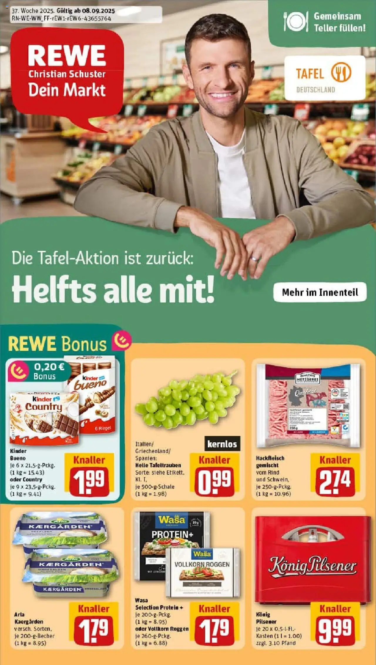 REWE Prospekt ab 07.09.2025 nächste Woche - Prospekt Daaden	