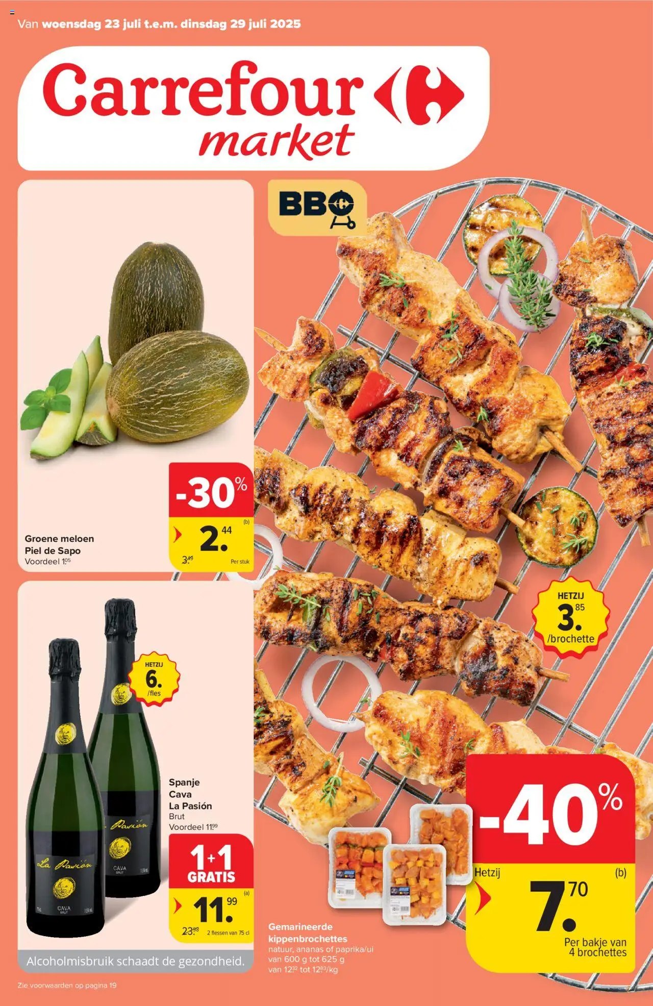 Carrefour shop Market Promoties geldig vanaf 23/07/2025 - Paginanummer 1