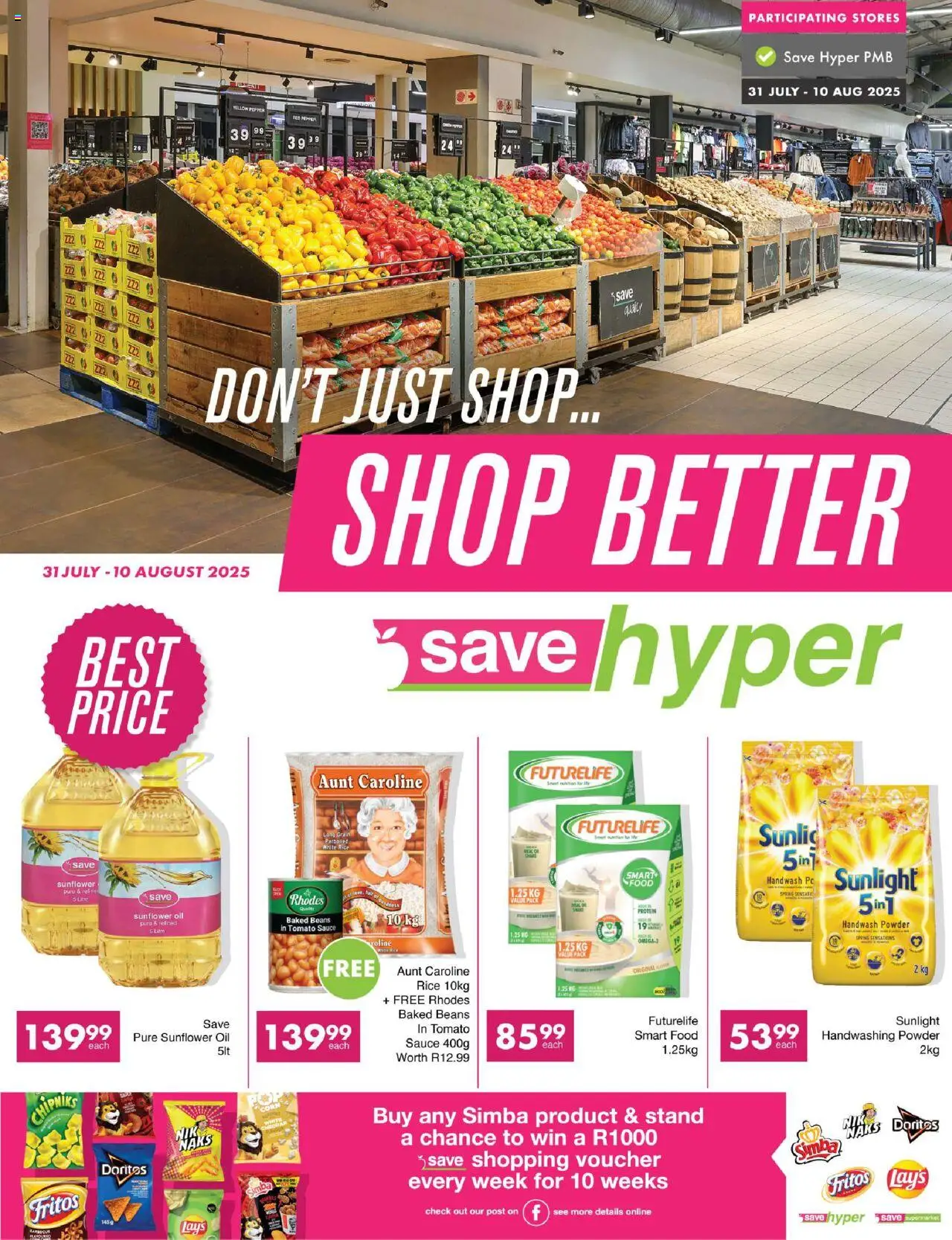 Save Specials from 31/07 - 10/08/2025 > Promotions