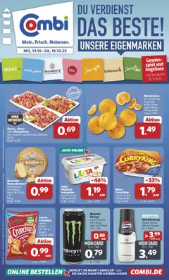 Vorschau von dem Prospekt des Geschäftes Combi, gültig ab dem 13.10.2025