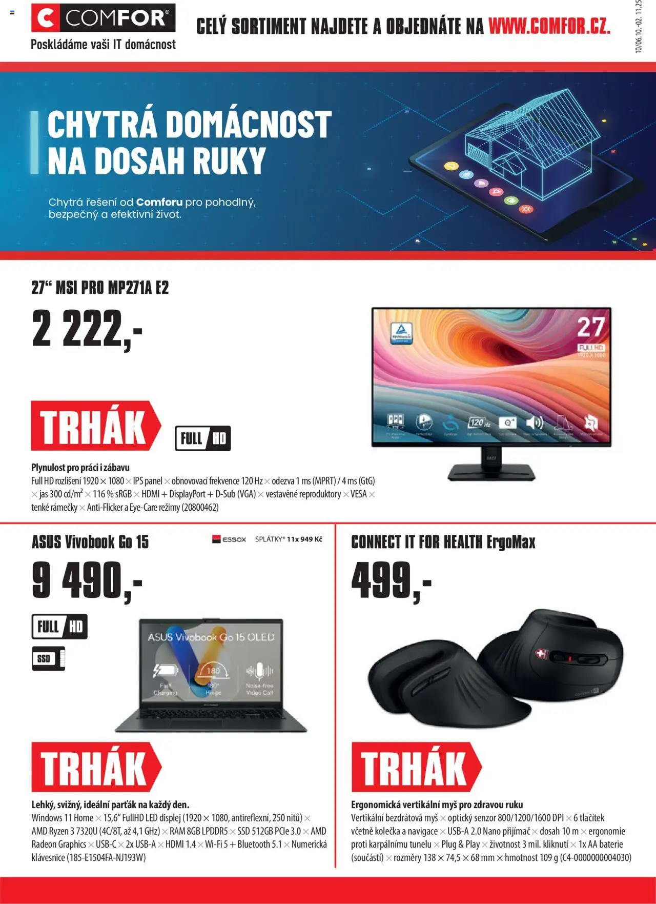  Comfor Leták (06.10.2025 - 02.11.2025)