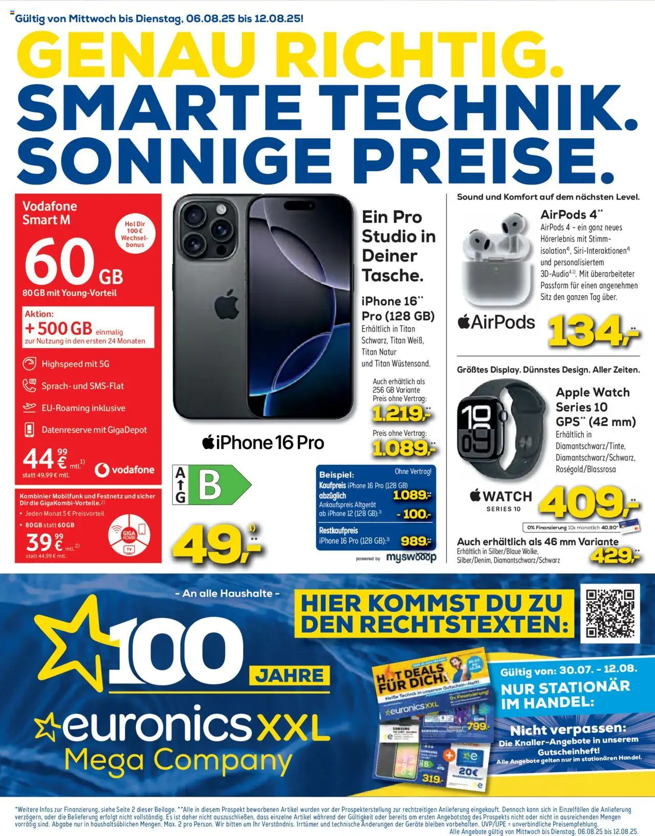 Euronics Aktueller Prospekt (vom 06.08.2025 - 12.08.2025)