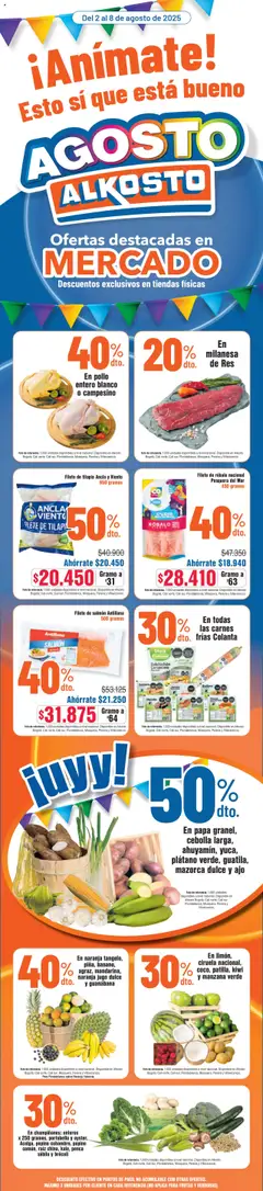 Vista previa del folleto de la tienda Alkosto válido desde el 02/08/2025 