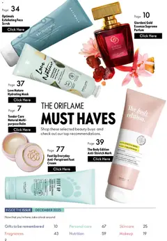 Preview of Oriflame Catalogue 12/2025 valid 01/12/2025 | Page: 2