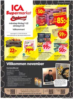 Förhandsgranska reklamblad Stockholm från butik ICA Supermarket gäller från 03/11/2025