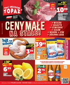 Pogląd gazetki "Ceny małe na stałe" ze sklepu Topaz ważnej od 19.02.2026