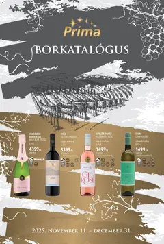CBA Príma - Borkatalógus megtekintése, amely érvényes 2025.11.11.-től