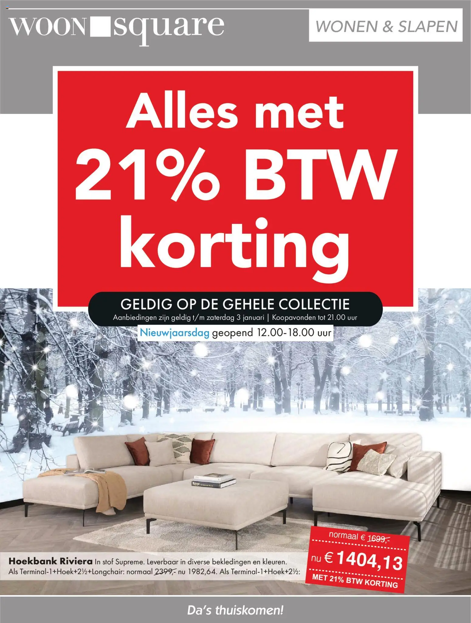 Voorbeeld van Folder van winkel Woonsquare geldig vanaf 29-12-2025