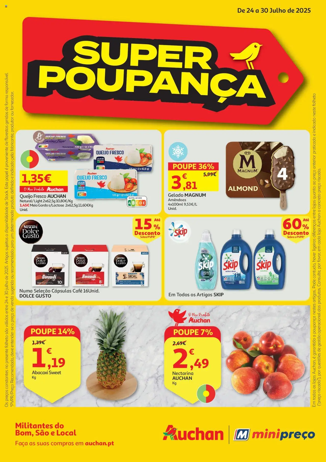 Auchan Folheto de 24/07/2025 - catálogo esta semana - página 1