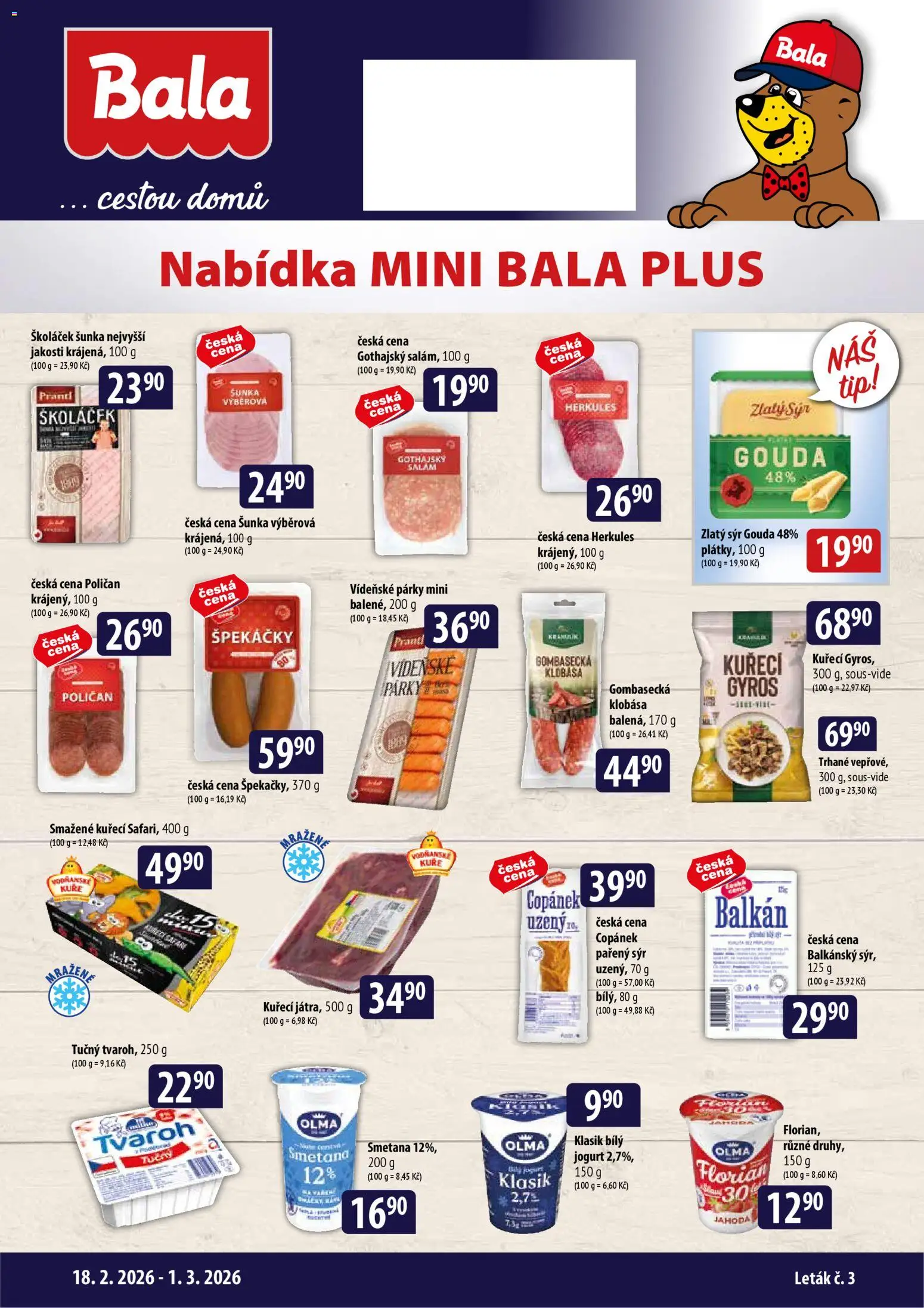 Náhled nabídky: BALA Malý leták platný od 18.02.2026