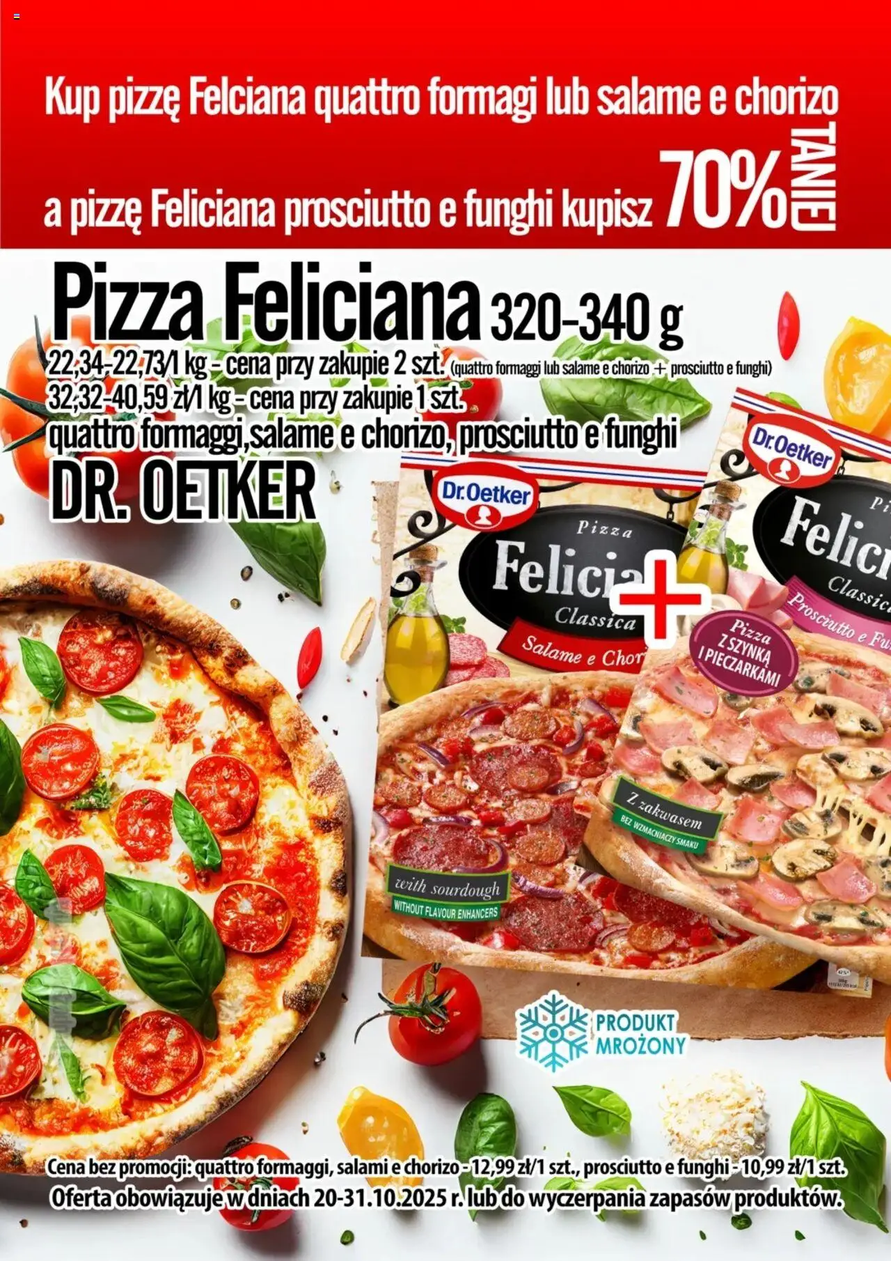 Prim Market Promocja - Pizza Feliciana Dr. Oetker od 20.10.2025 - Nowa Gazetka - Numer strony 1