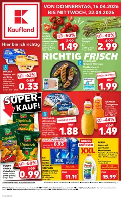 Vorschau von dem Prospekt des Geschäftes Kaufland, gültig ab dem 16.04.2026