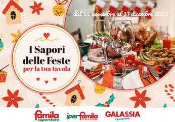 Anteprima dell'opuscolo Volantino I Sapori delle Feste dal negozio Famila valido da 24/11/2025