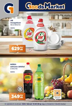 Goods Market - Akciós újság Goods Market megtekintése, amely érvényes 2026.02.19.-től
