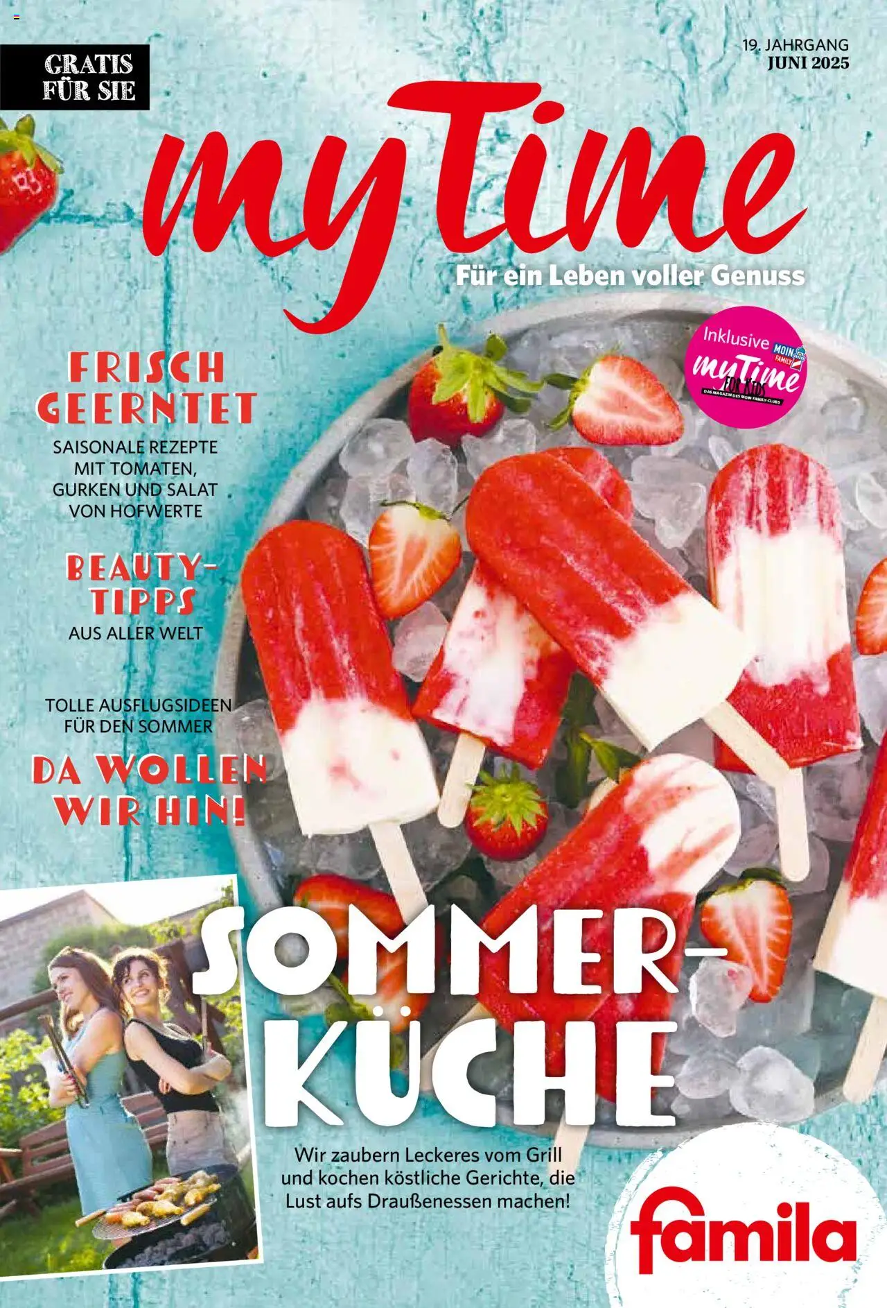 Famila Nordwest myTime Juni 2025 (vom 01.06.2025 - 30.06.2025) - Gurken, Salat, Grill, Küche