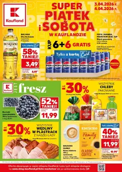 Pogląd gazetki "Kaufland Super Piątek i Sobota ważne do 4.04" ze sklepu Kaufland ważnej od 02.04.2026