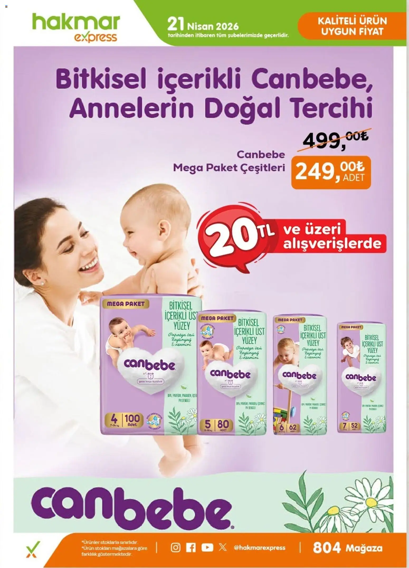 Hakmar Express Hakmar Express İndirim 21.04.2026 - Broşürünün önizlemesi