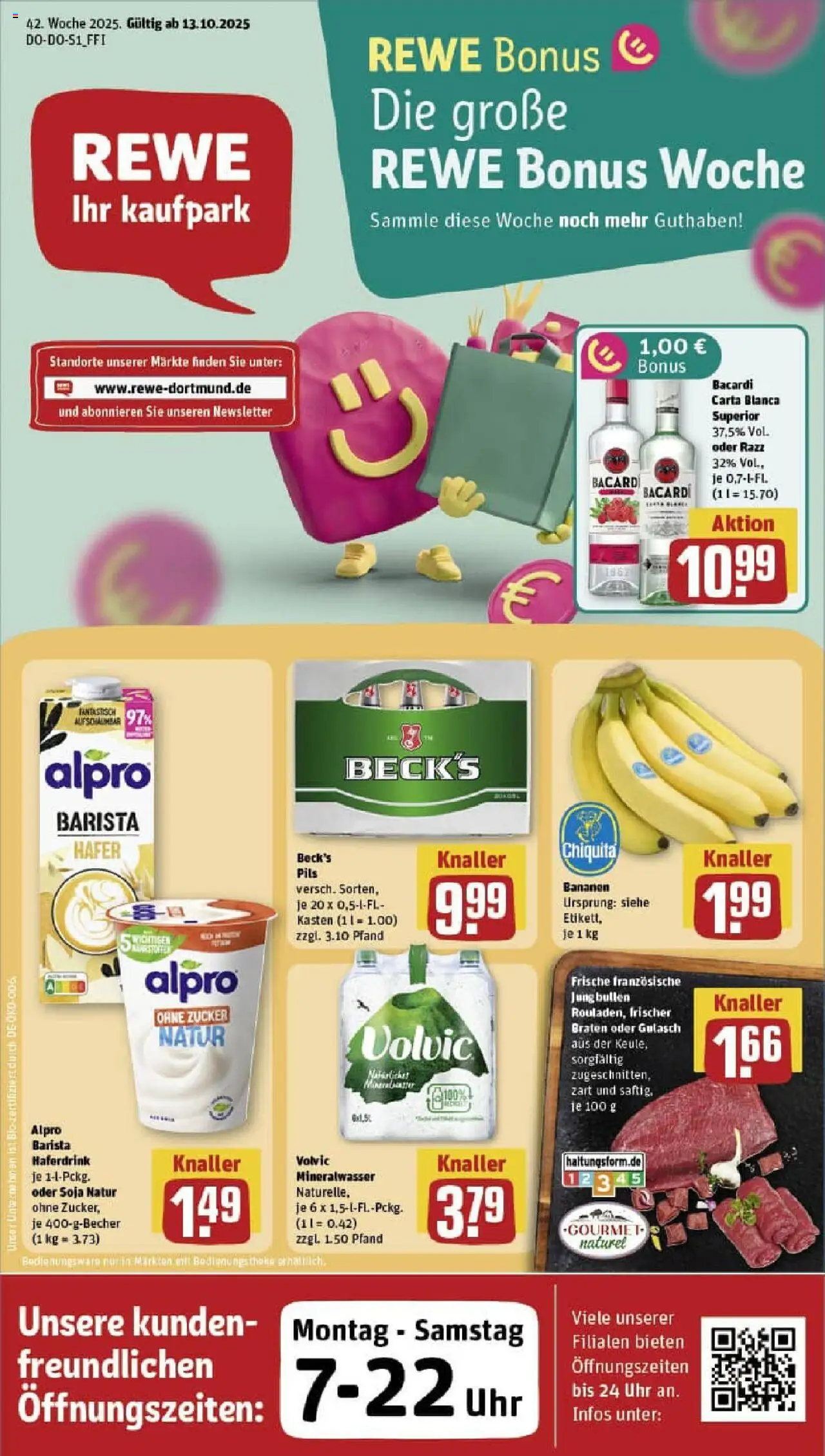 REWE Prospekt ab 13.10.2025 nächste Woche - Prospekt Lüdenscheid	