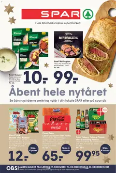 Eksempel på tilbudsavis Tilbudsavis fra butik Spar gyldig fra 27/12/2025