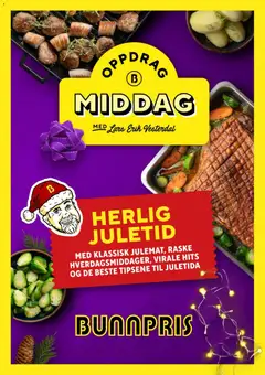 Forhåndsvis Oppdrag Middag fra butikk Bunnpris gyldig fra 24/11/2025