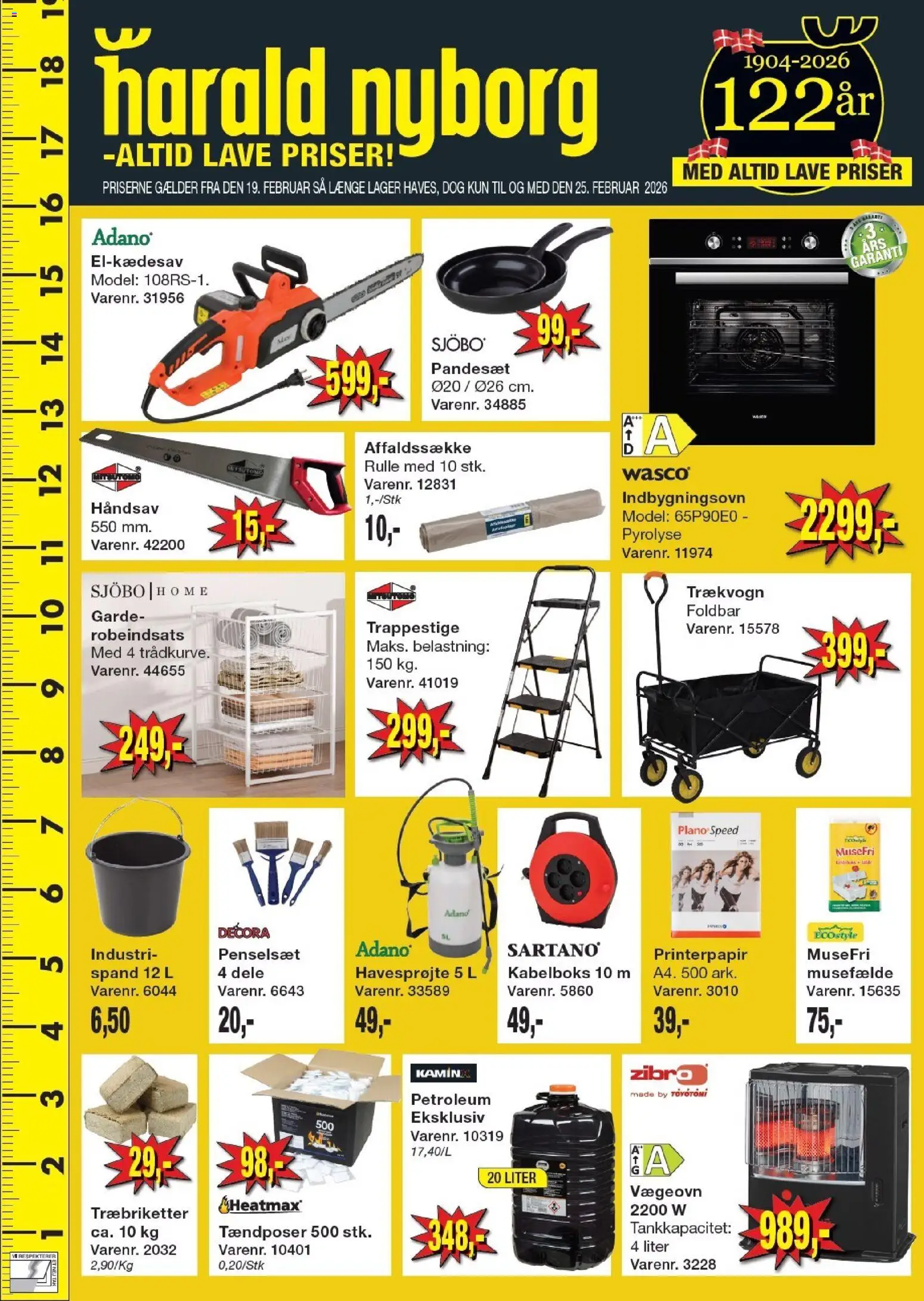 Eksempel på tilbudsavis Tilbudsavis fra butik Harald Nyborg gyldig fra 19/02/2026