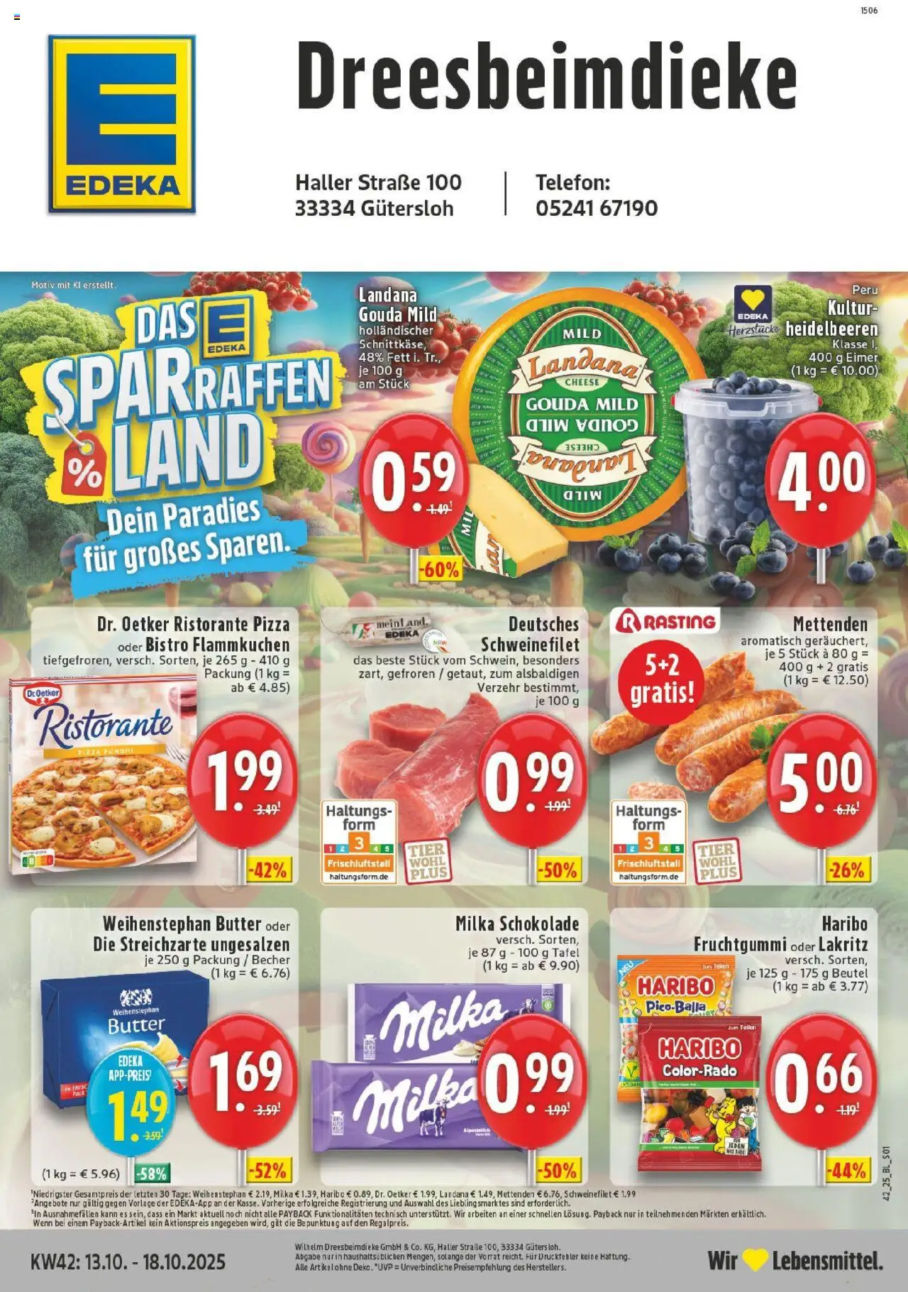 EDEKA Prospekt ab 13.10.2025 - Prospekt Guetersloh-Isselhorst Online