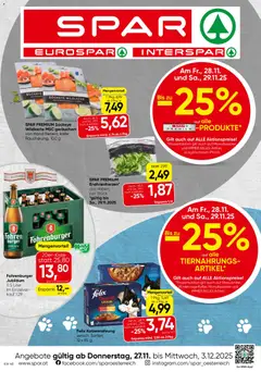 Vorschau der Angebote: Spar Vorarlberg gültig ab 27.11.2025