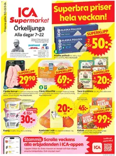 Förhandsgranska reklamblad Örkelljunga från butik ICA Supermarket gäller från 09/03/2026