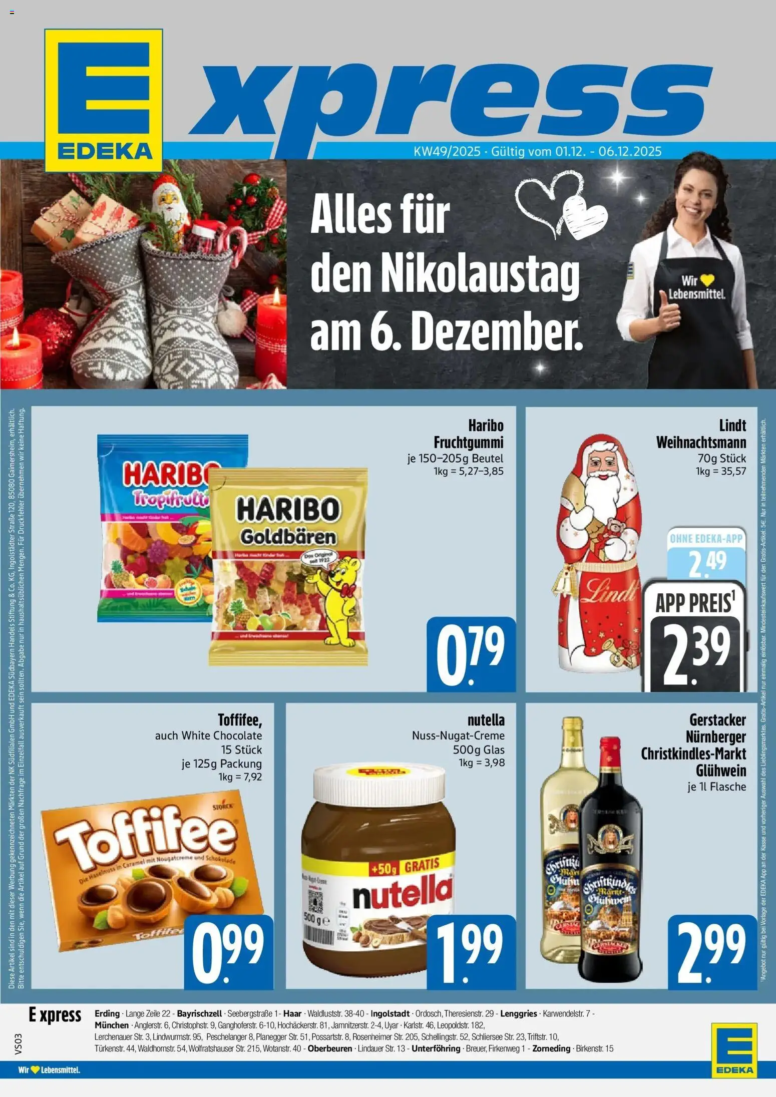 Vorschau von dem Prospekt des Geschäftes Edeka, gültig ab dem 01.12.2025