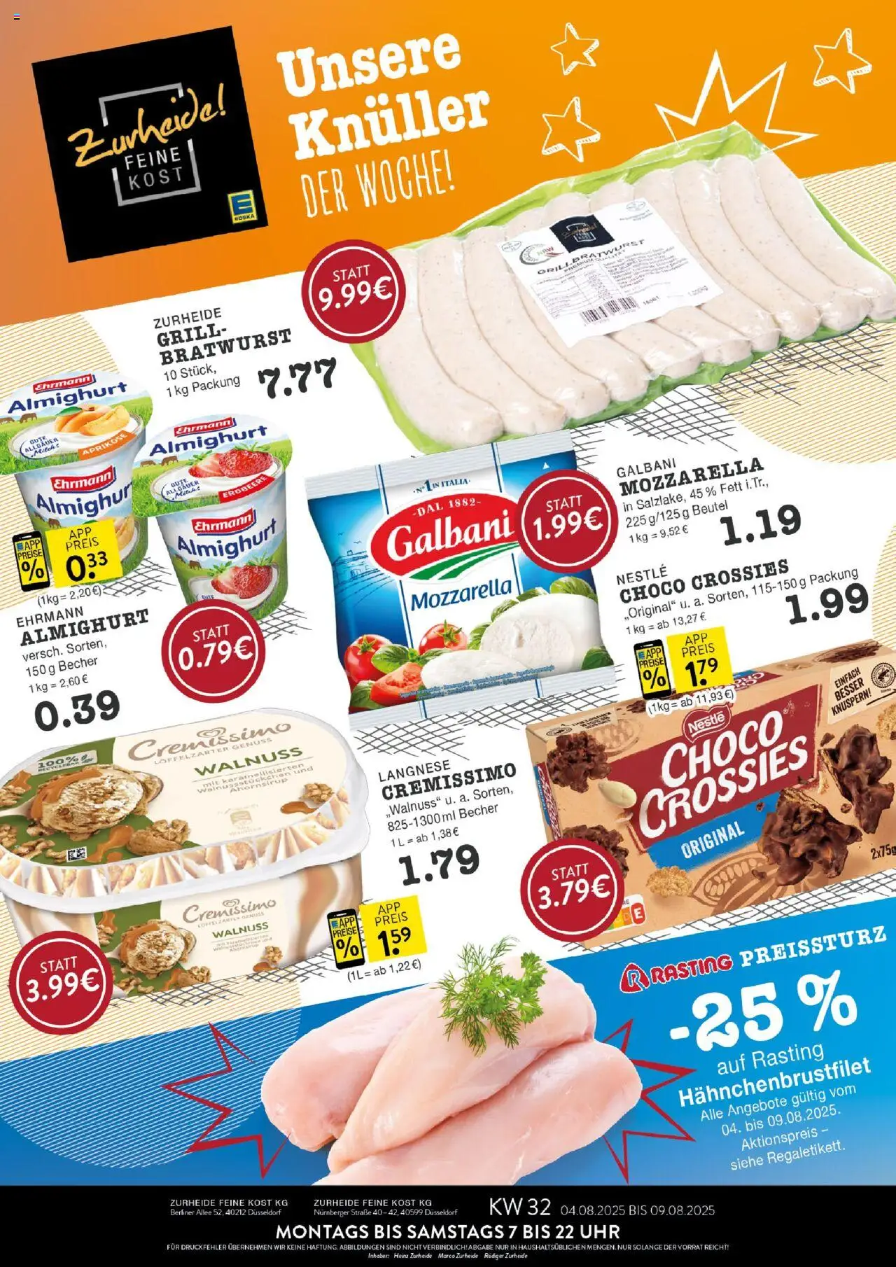 Edeka Zurheide Prospekt (vom 04.08.2025 - 09.08.2025)