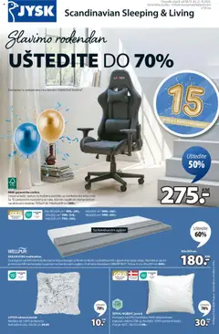 Pregled letka Sedmična ponuda trgovine JYSK vrijedi od 2025.10.08