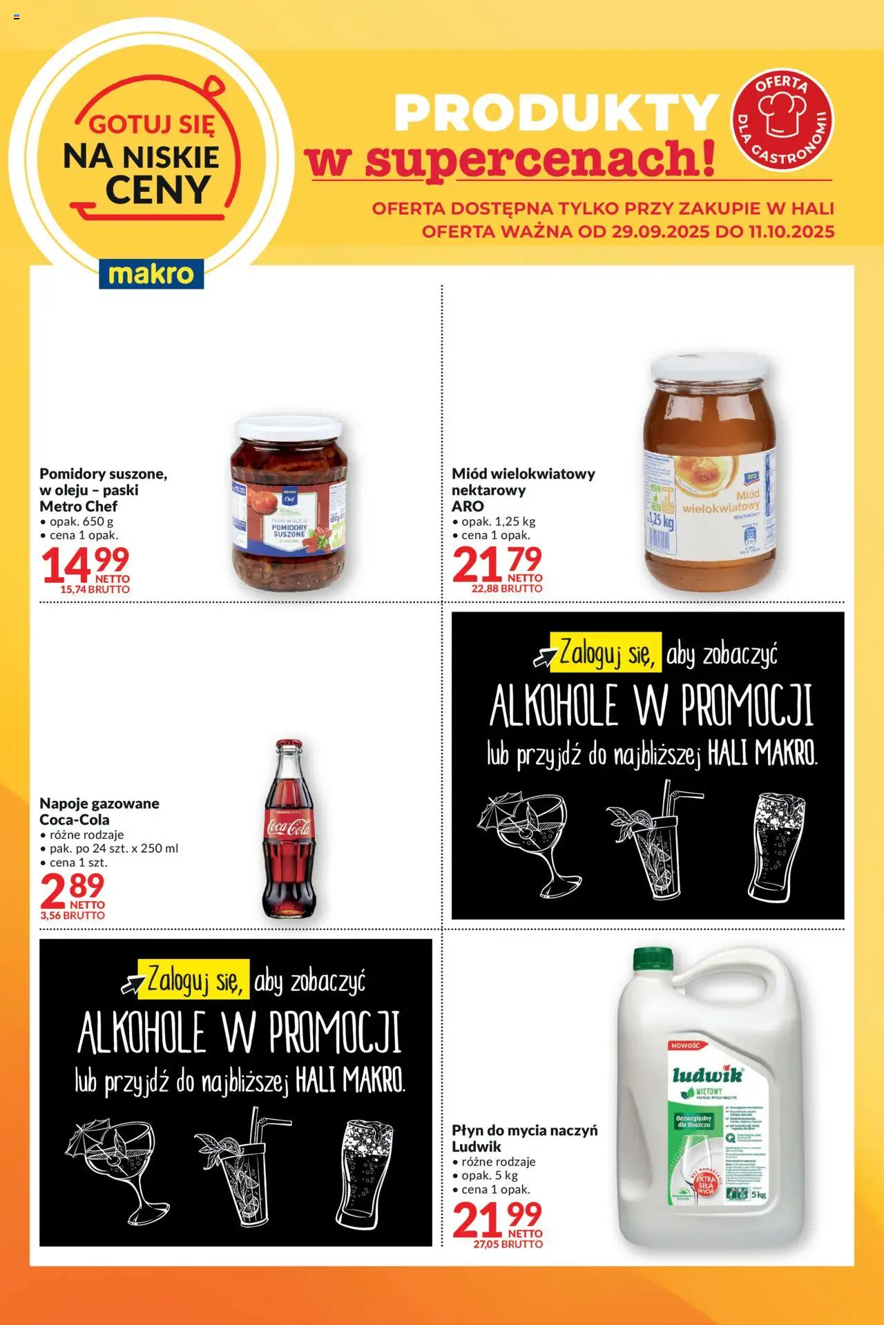 Makro Gotuj się na niskie ceny od 29.09.2025 - Nowa Gazetka - Numer strony 1