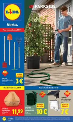 LIDL parduotuvės leidinio LIDL leidinys - Ne maisto prekių pasiūlymai galiojančio nuo 2026.03.09 peržiūra