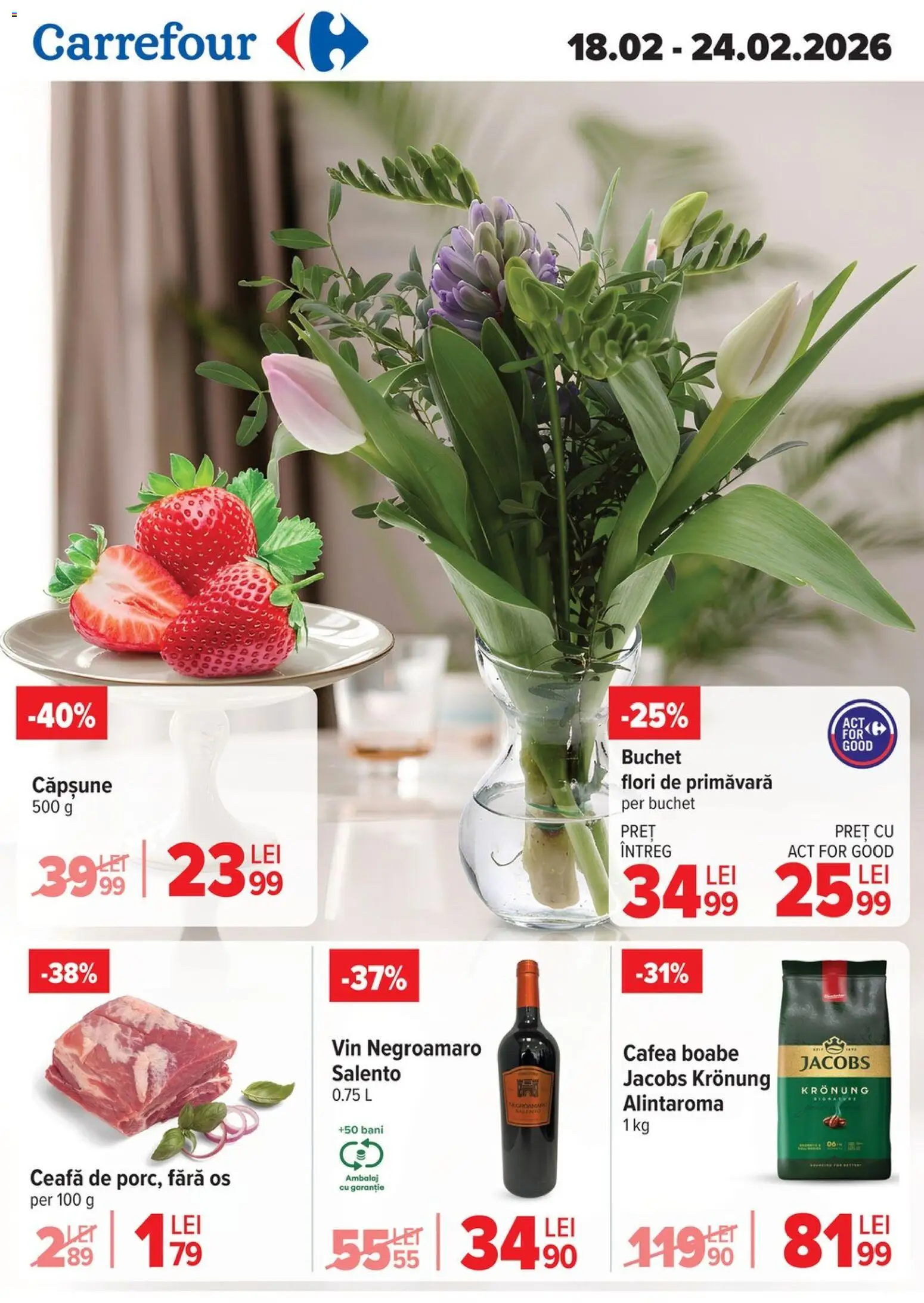 Previzualizarea de cataloage: Carrefour Catalog nou valabil de la 18.02.2026