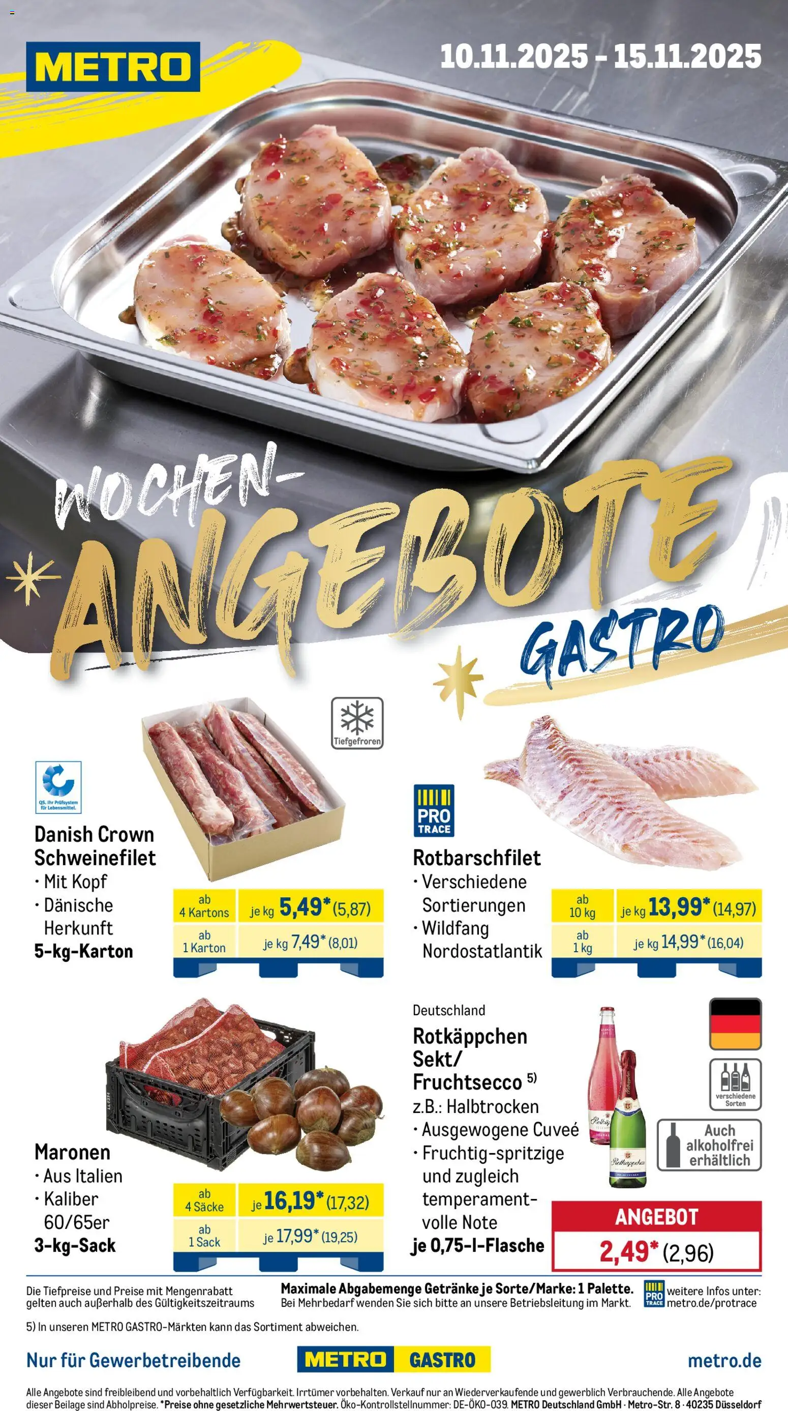 Vorschau von dem Prospekt des Geschäftes Metro, gültig ab dem 10.11.2025