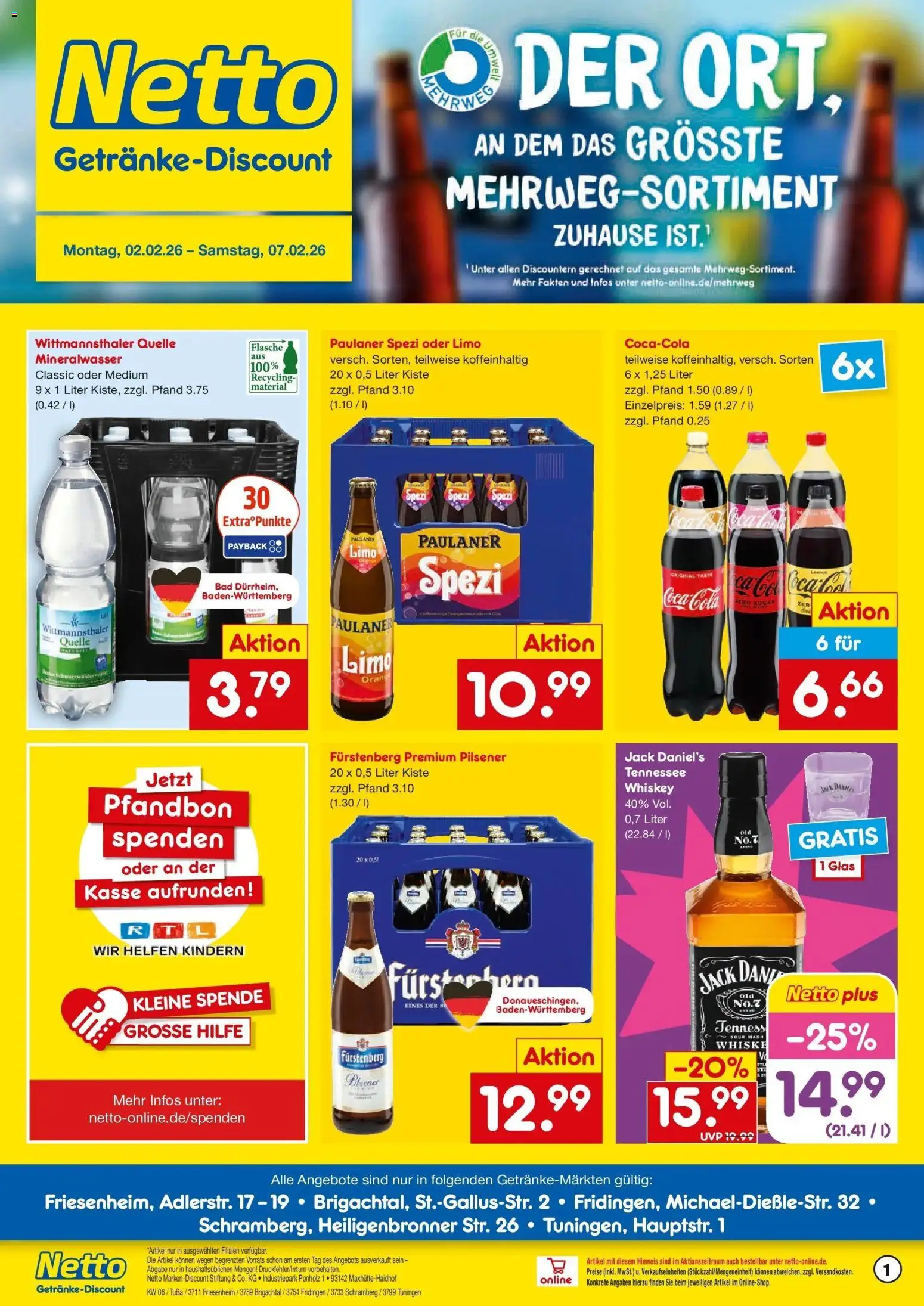 Vorschau von dem Prospekt des Geschäftes Netto Marken-Discount, gültig ab dem 01.02.2026