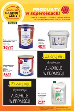 Pogląd gazetki "Gotuj się na niskie ceny" ze sklepu Makro ważnej od 16.02.2026