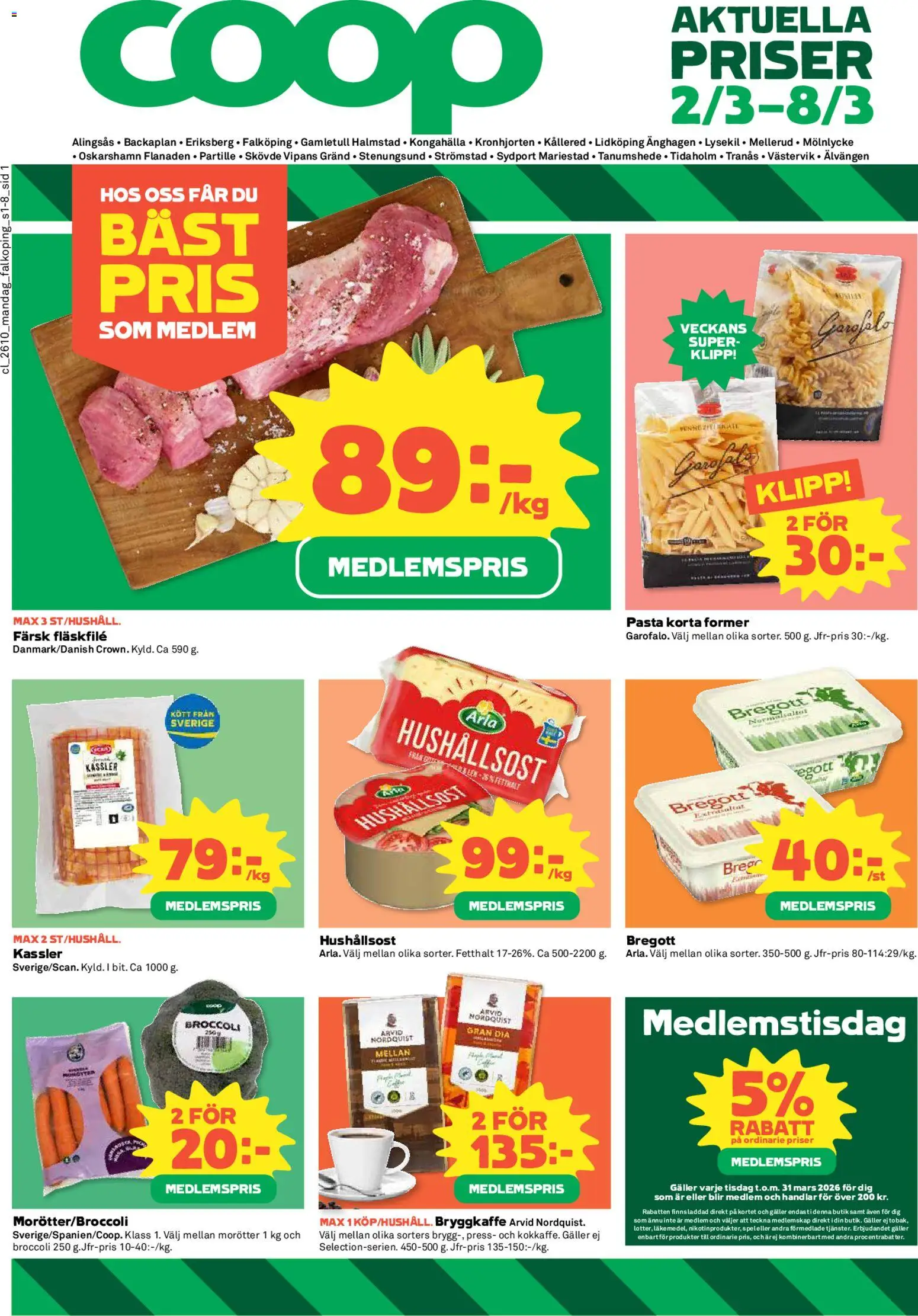 Förhandsgranska reklamblad Coop erbjudanden från butik Coop gäller från 02/03/2026