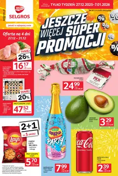 Pogląd gazetki "Jeszcze więcej super promocji" ze sklepu Selgros cash&carry ważnej od 27.12.2025