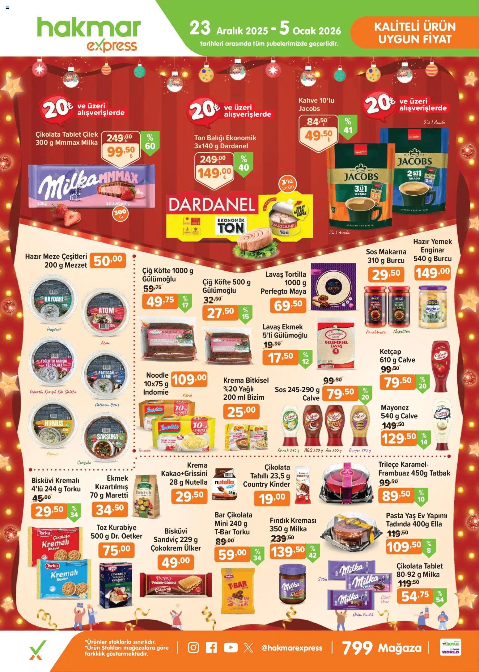 Hakmar Express Salı Aktüel Ürünler 23.12.2025 - Broşürünün önizlemesi