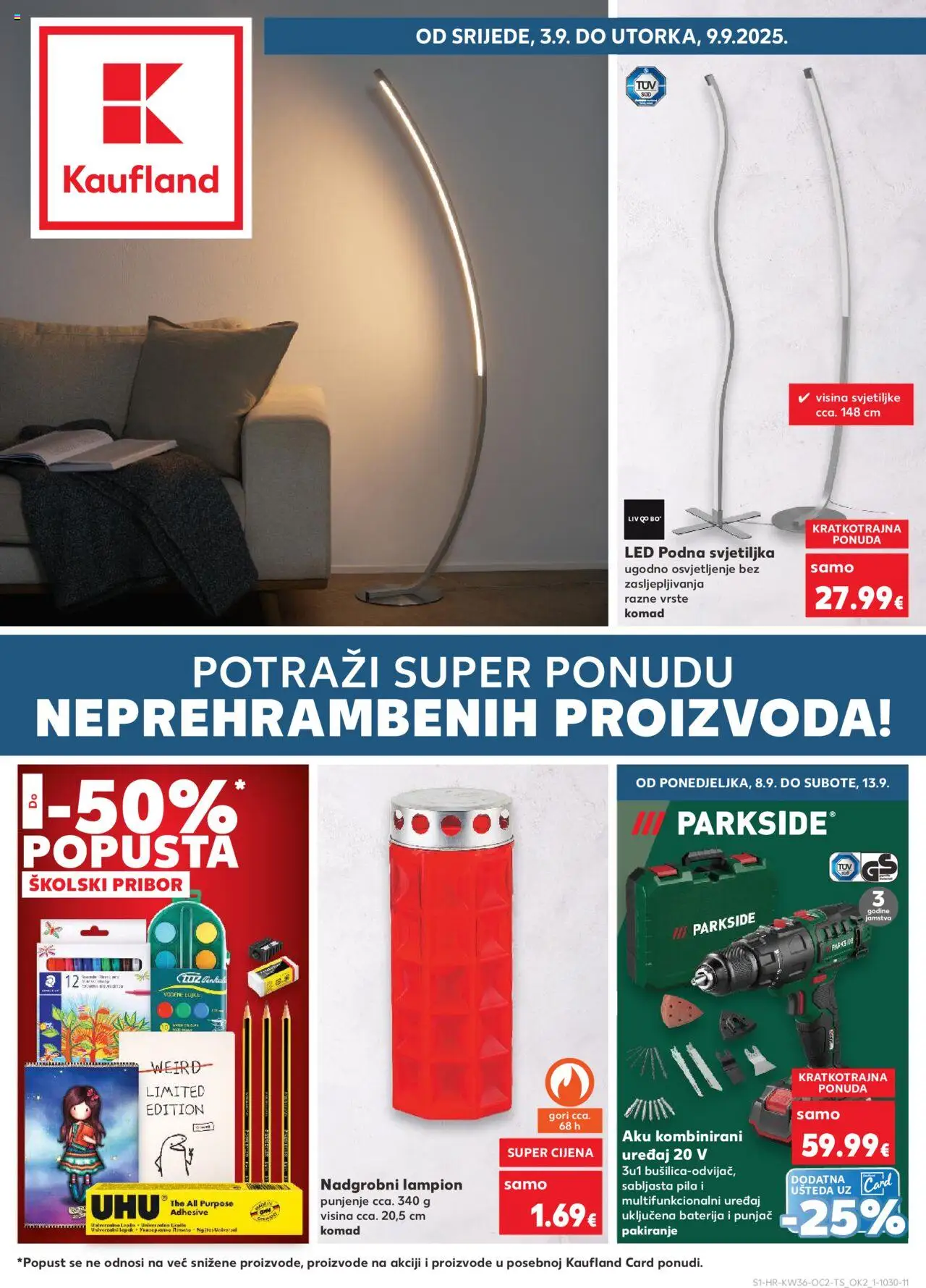 Kaufland aktualni Osijek vrijedi od 03.09.2025 - tjedna akcija broj stranice 1