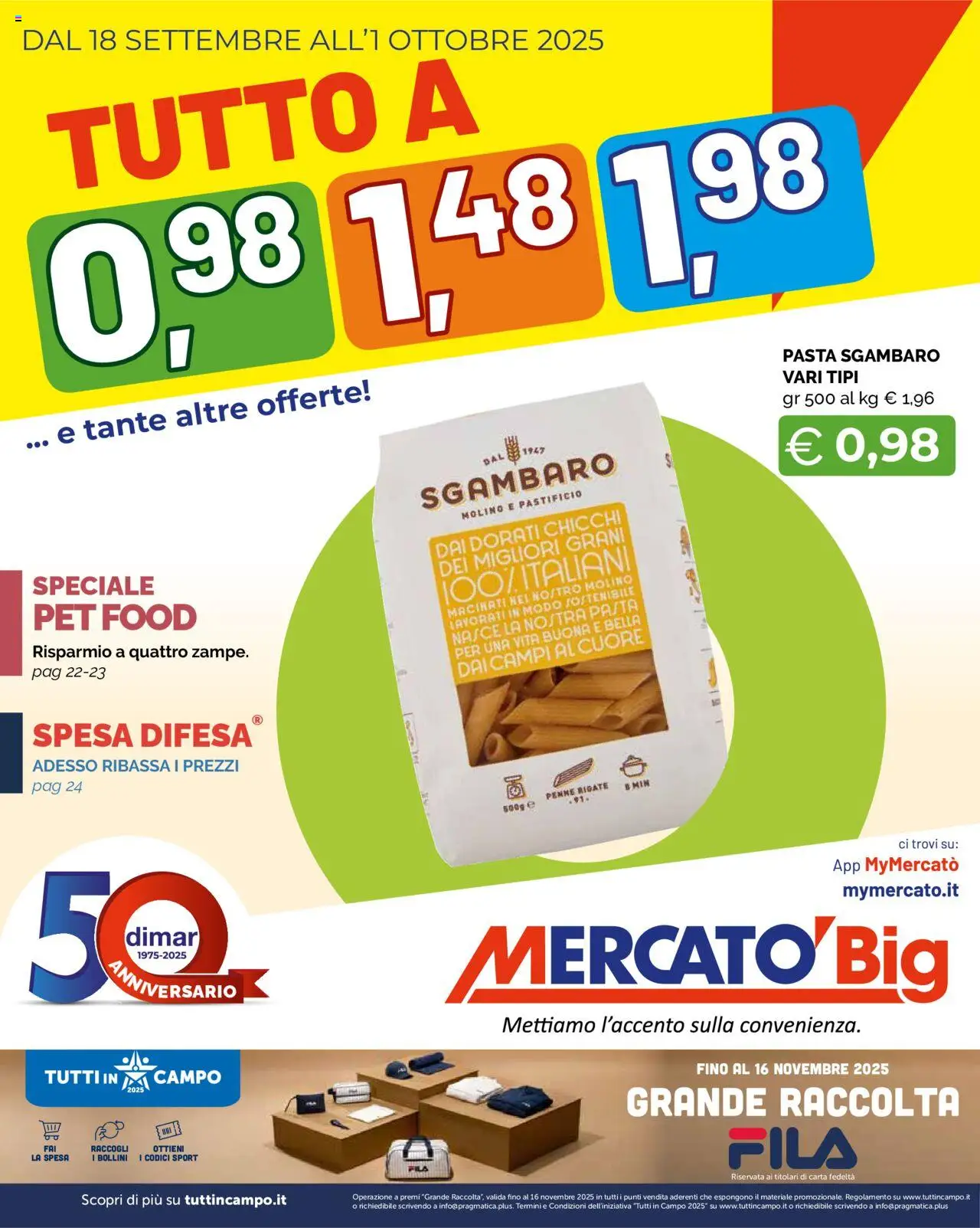 Volantino Mercatò valido da 18/09/2025 numero di pagina 1
