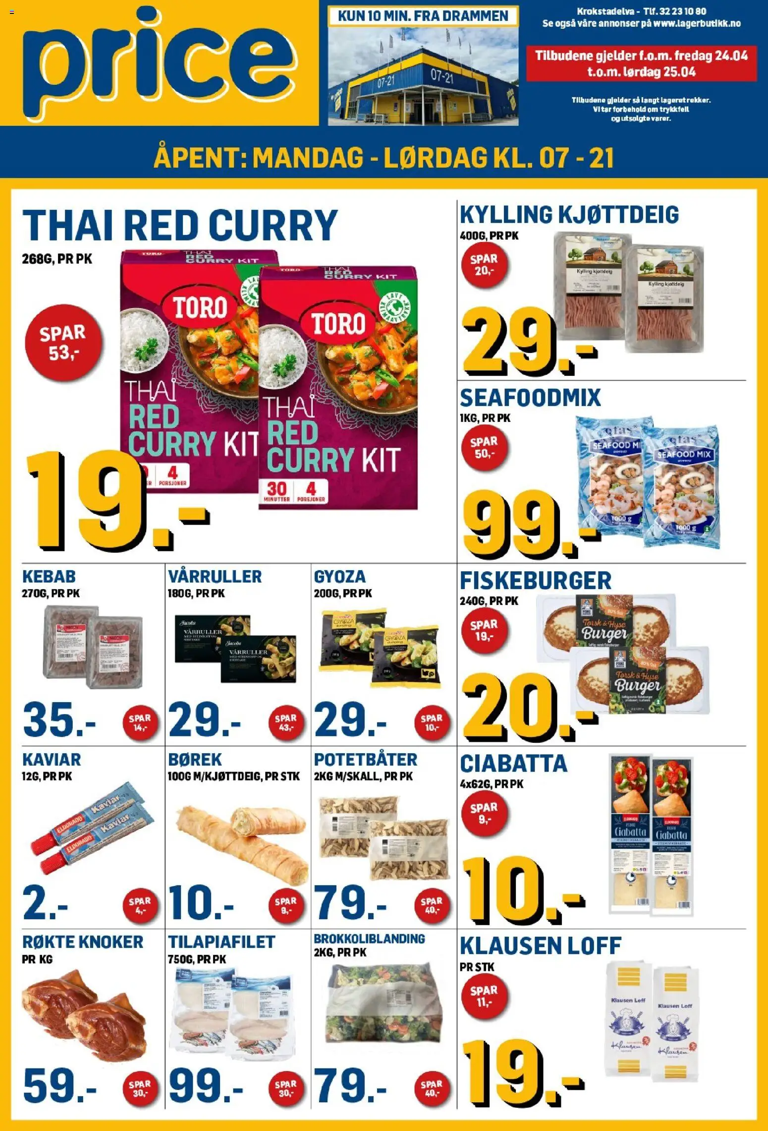 Forhåndsvis Price Lagerbutikk kundeavis fra butikk Price Lagerbutikk gyldig fra 24/04/2026