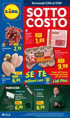 Anteprima dell'opuscolo Attuale volantino dal negozio Lidl valido da 01/09/2025