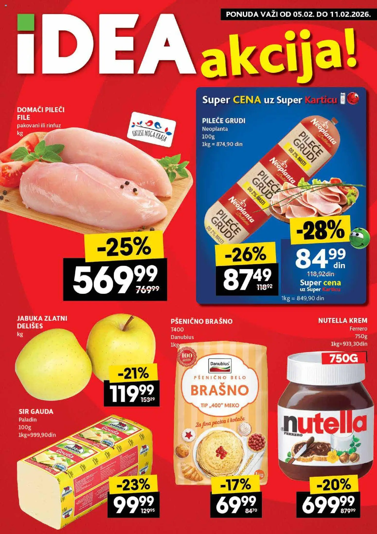 Pregled Idea kataloga - važi od 05.02.2026