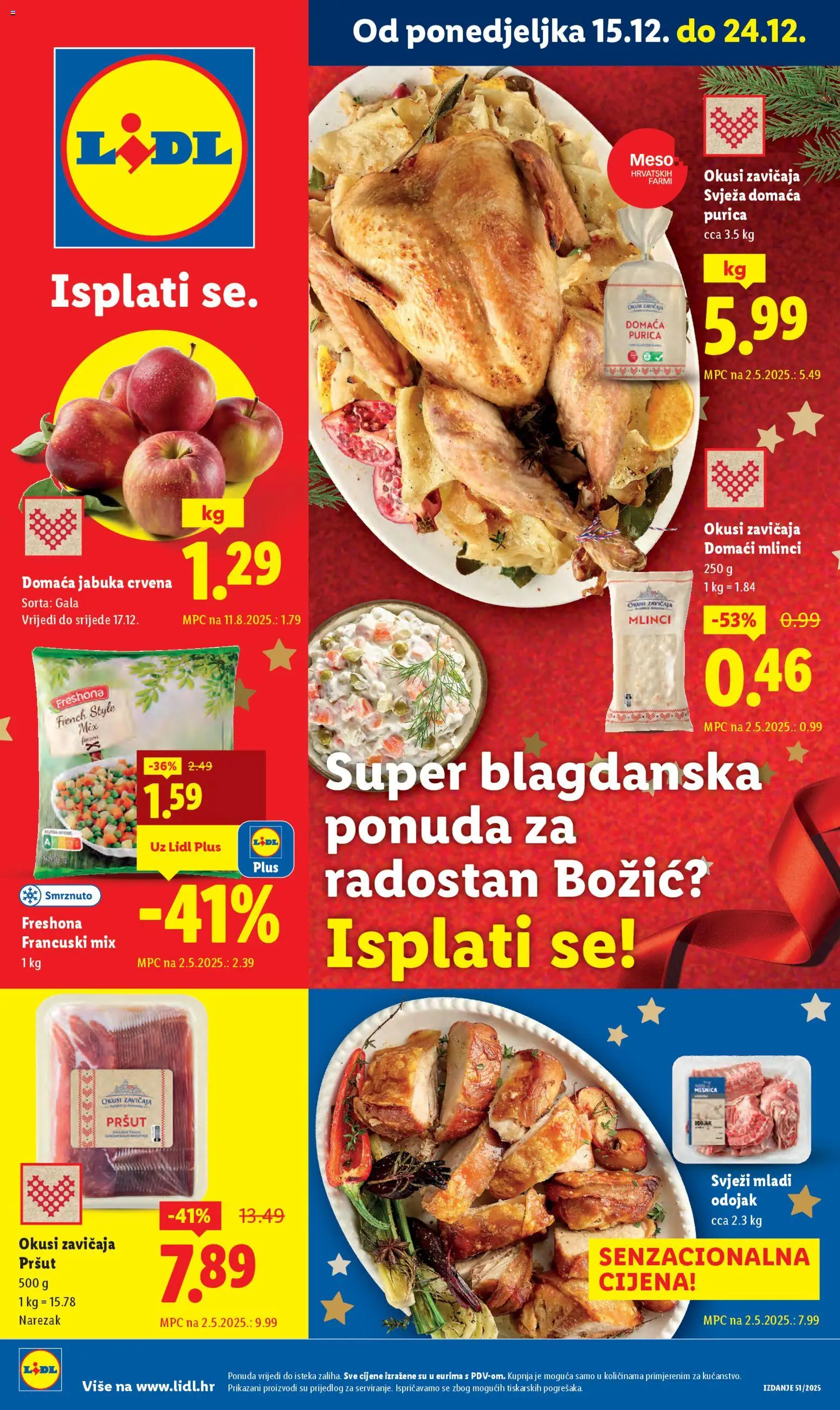 Pregled letka Katalog trgovine Lidl vrijedi od 15.12.2025